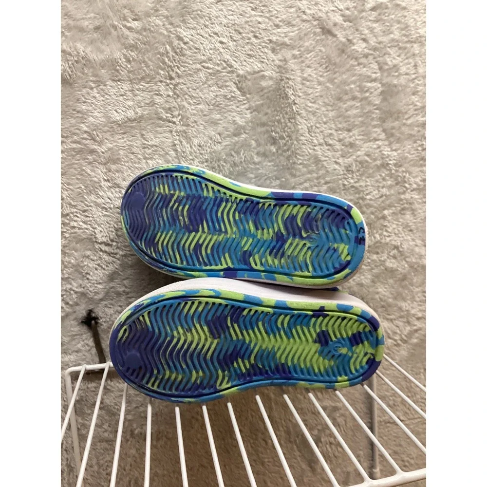 Skechers Kids Water Shoes Slip On Tie Dye Blue Green Size K2